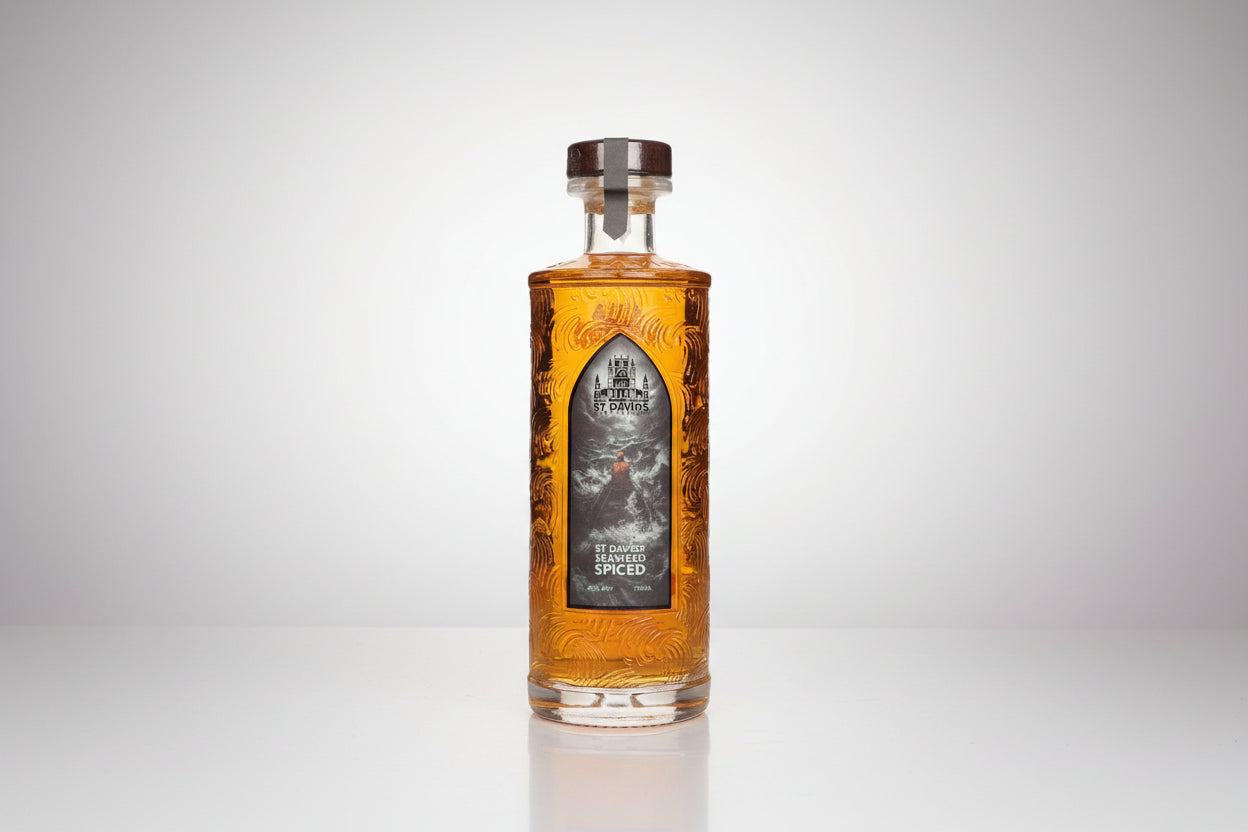 St Davids Seaweed Spiced Rum 70cl
