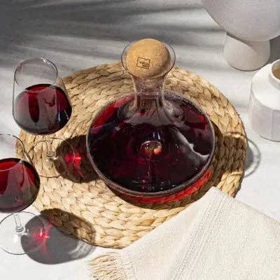 Vacu Vin Wine Decanter - Crystal Glass