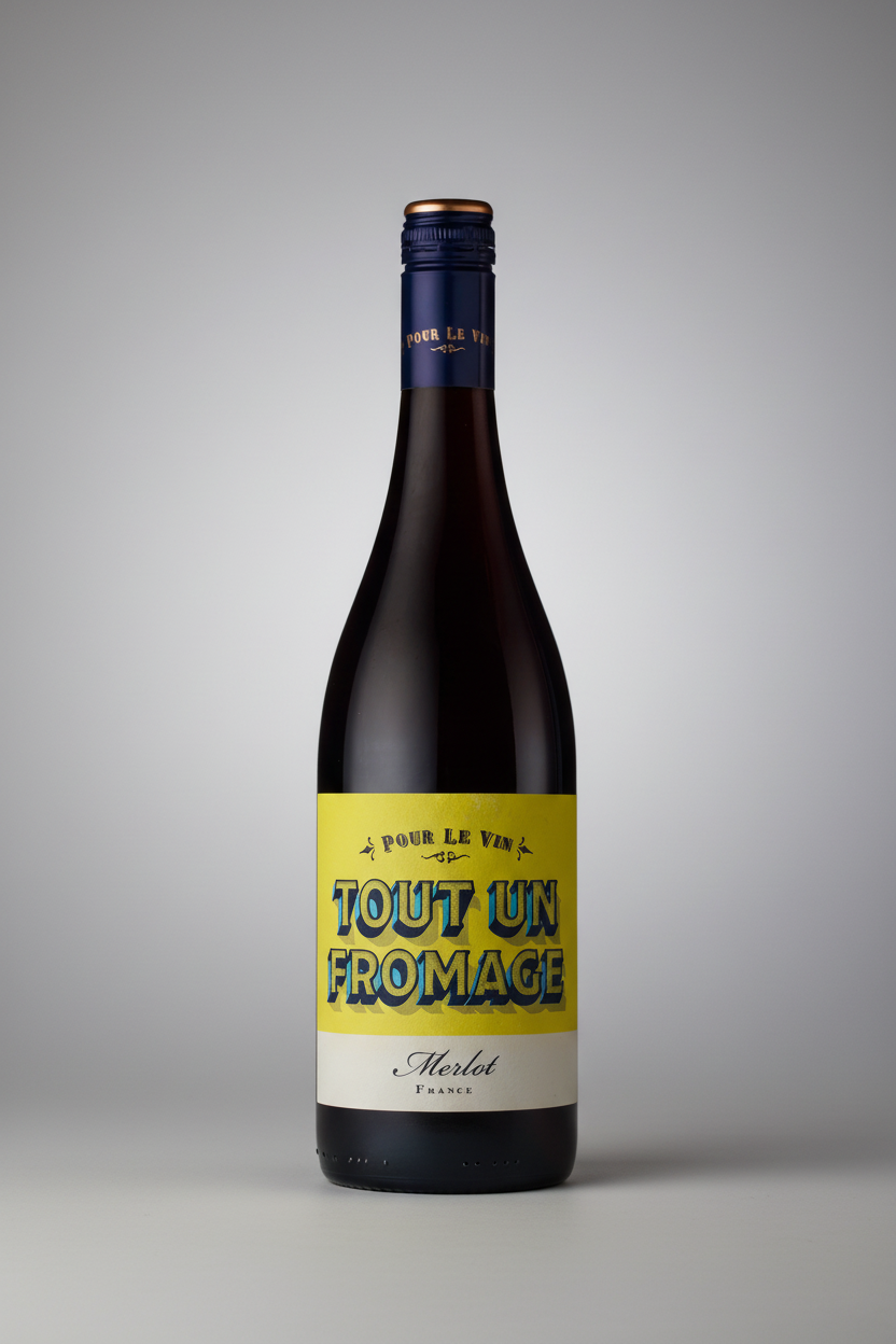 Pour Le Vin Tout un Fromage Merlot, IGP Pays d’Oc 2024