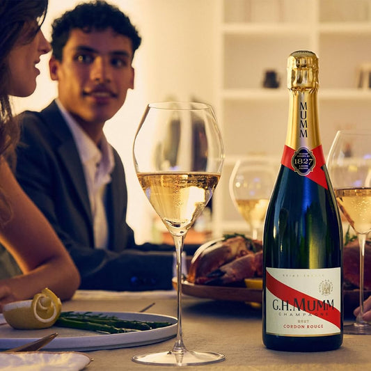 G.H. Mumm Cordon Rouge Non Vintage Champagne with Gift Box, 75 cl
