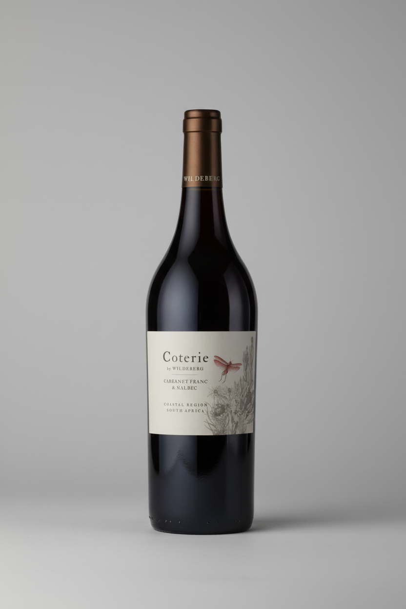Coterie by Wildeberg Cabernet Franc Malbec, WO Coastal Region 2023