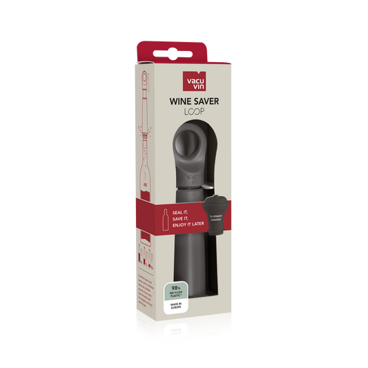 Vacu Vin Loop Wine Saver - Graphite