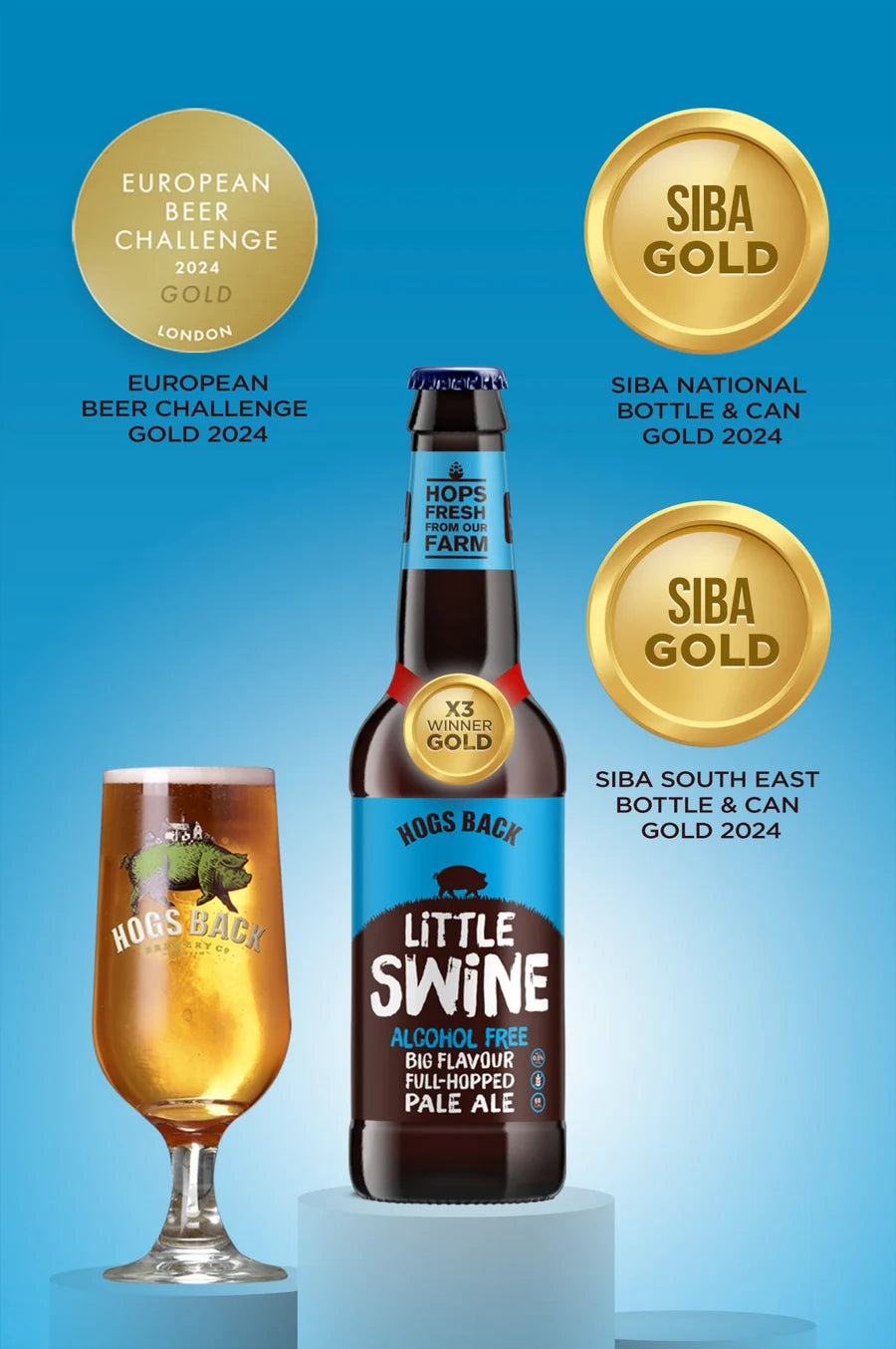 Hogs Back Little Swine Low Alcohol Pale