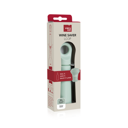 Vacu Vin Loop Wine Saver - Jade