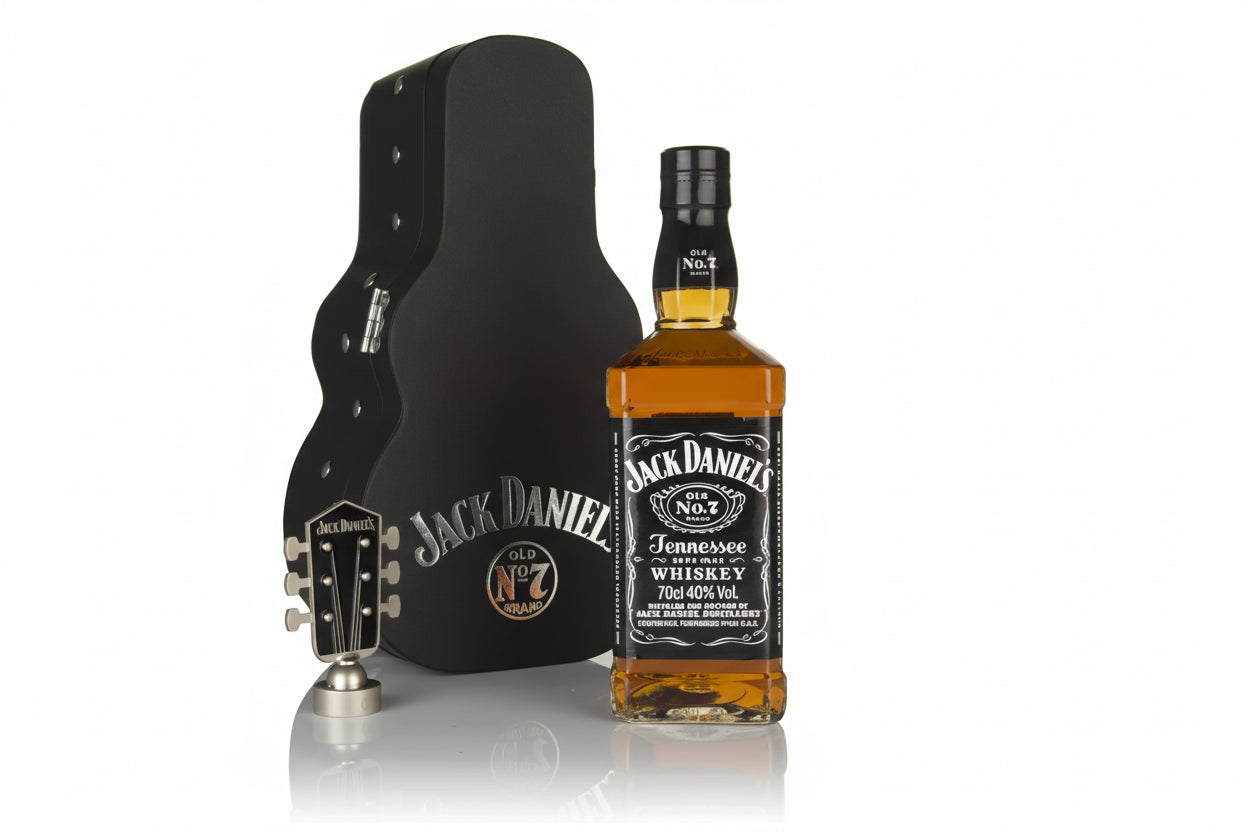 Jack Daniel's Tennessee Whiskey Guitar Case Gift Pack 40.0% 70cl