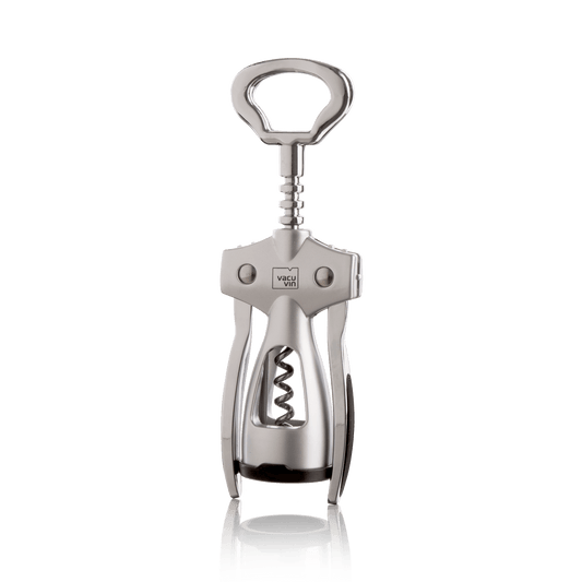 Vacu Vin Winged Corkscrew - Silver
