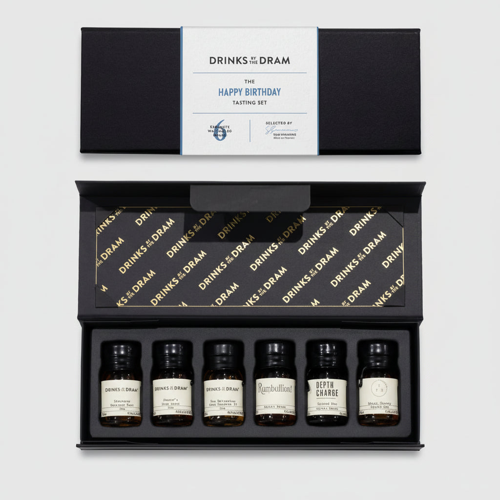 Happy Birthday Rum Tasting Set (Black) 18cl