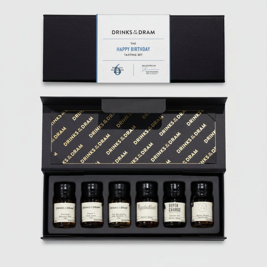 Happy Birthday Rum Tasting Set (Black) 18cl