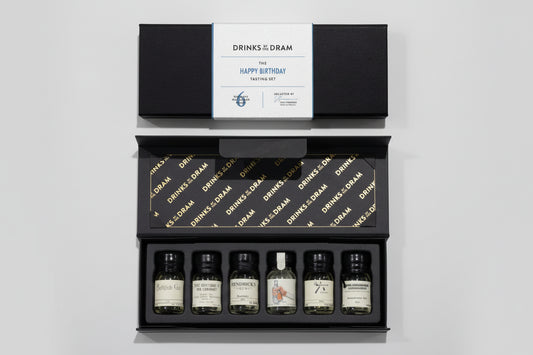 Happy Birthday Gin Tasting Set (Black) 18cl