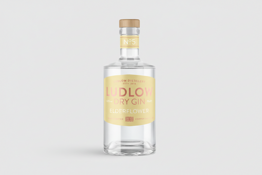 Ludlow Dry Gin No.5 Elderflower Chamomile & Lemon Verbena