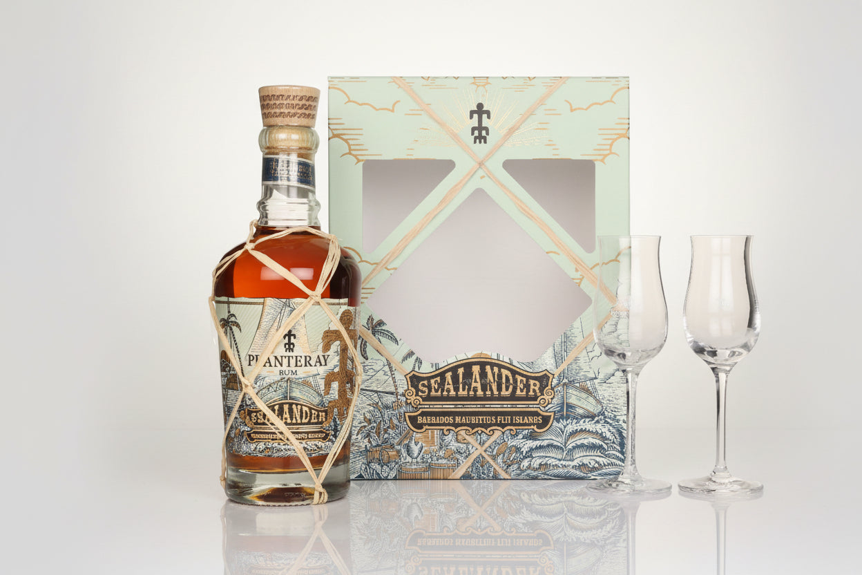 Planteray Sealander Gift Set with 2x Glasses 70cl Rum