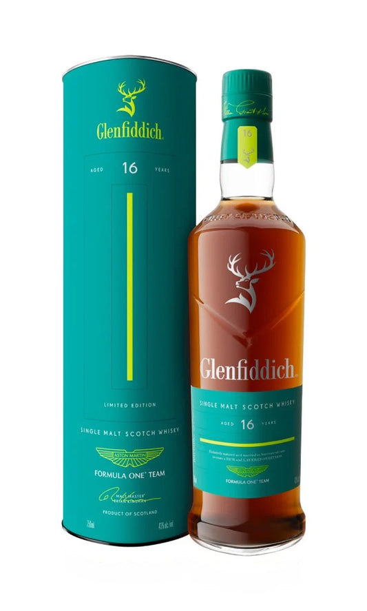 Glenfiddich & Aston Martin Formula One™ Team 16 Year Old Limited Edition 70cl Whisky