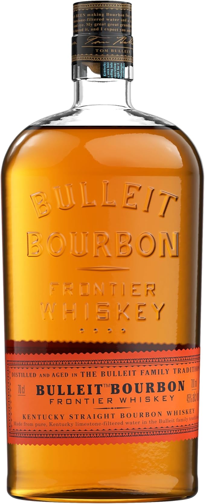 Bulleit Bourbon Frontier Whiskey | 45% vol | 70cl