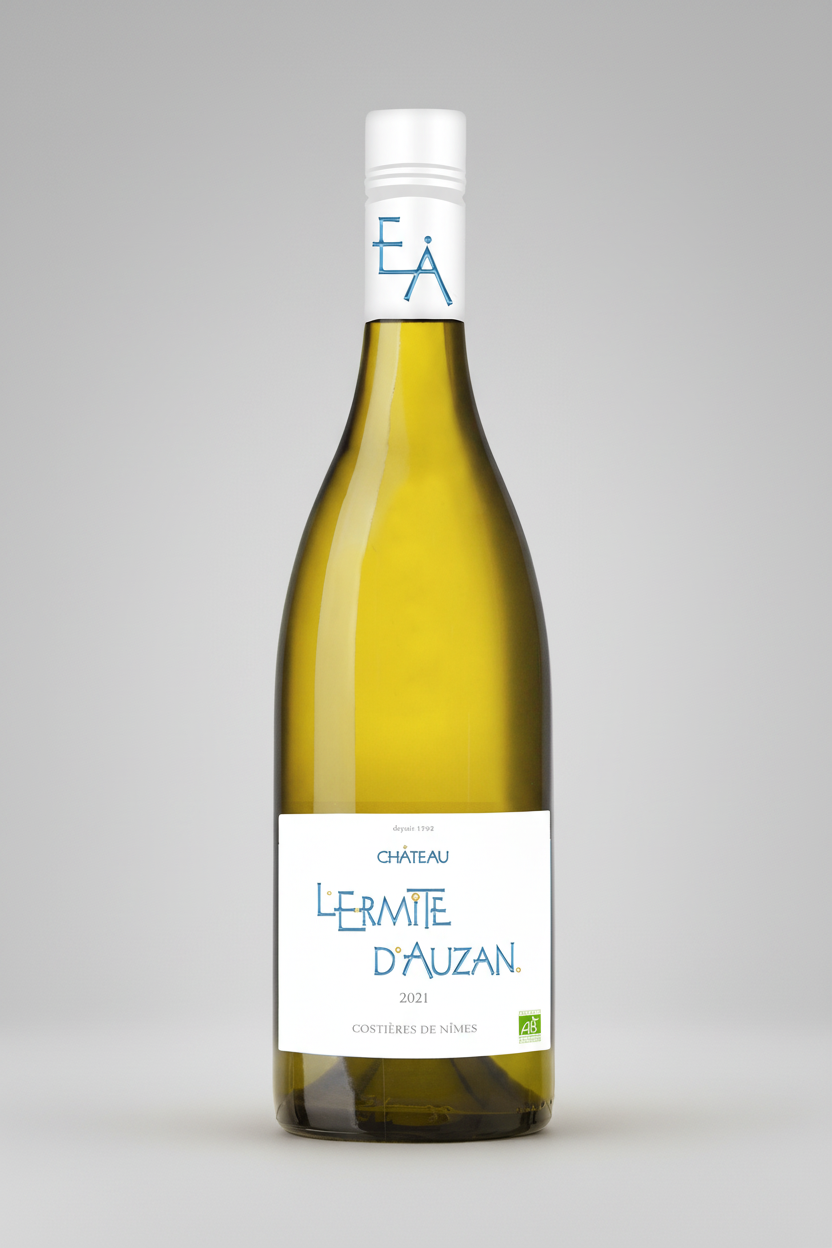 Château l’Ermite d’Auzan Blanc, AOP Costières de Nîmes [Organic & Biodynamic] 2024
