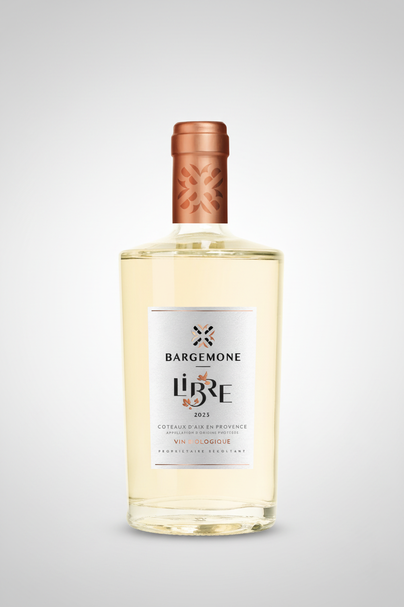 Domaine Bargemone Libre Blanc, AOP Coteaux d’Aix en Provence [Organic] 2023