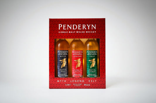 Penderyn Dragon Gift Pack 3 x 20cl