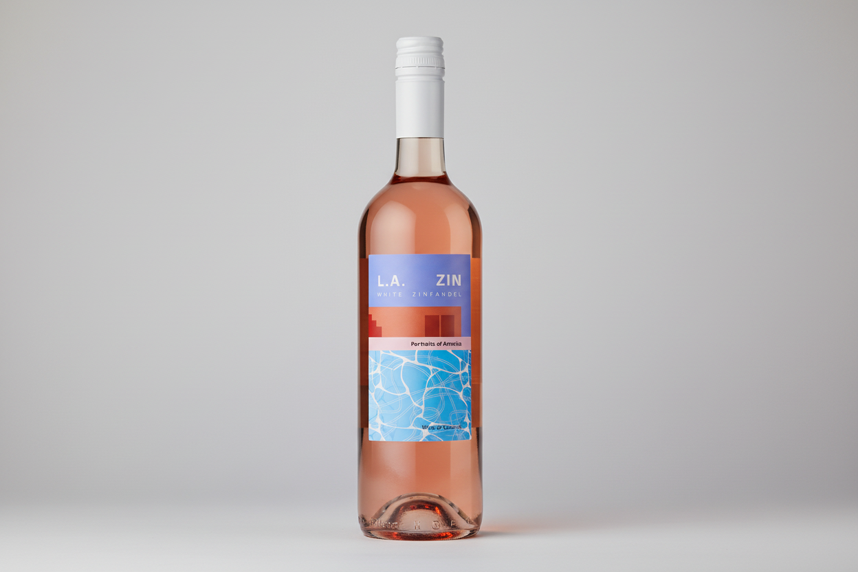 Portraits of America L.A. Zin, White Zinfandel Rosé NV