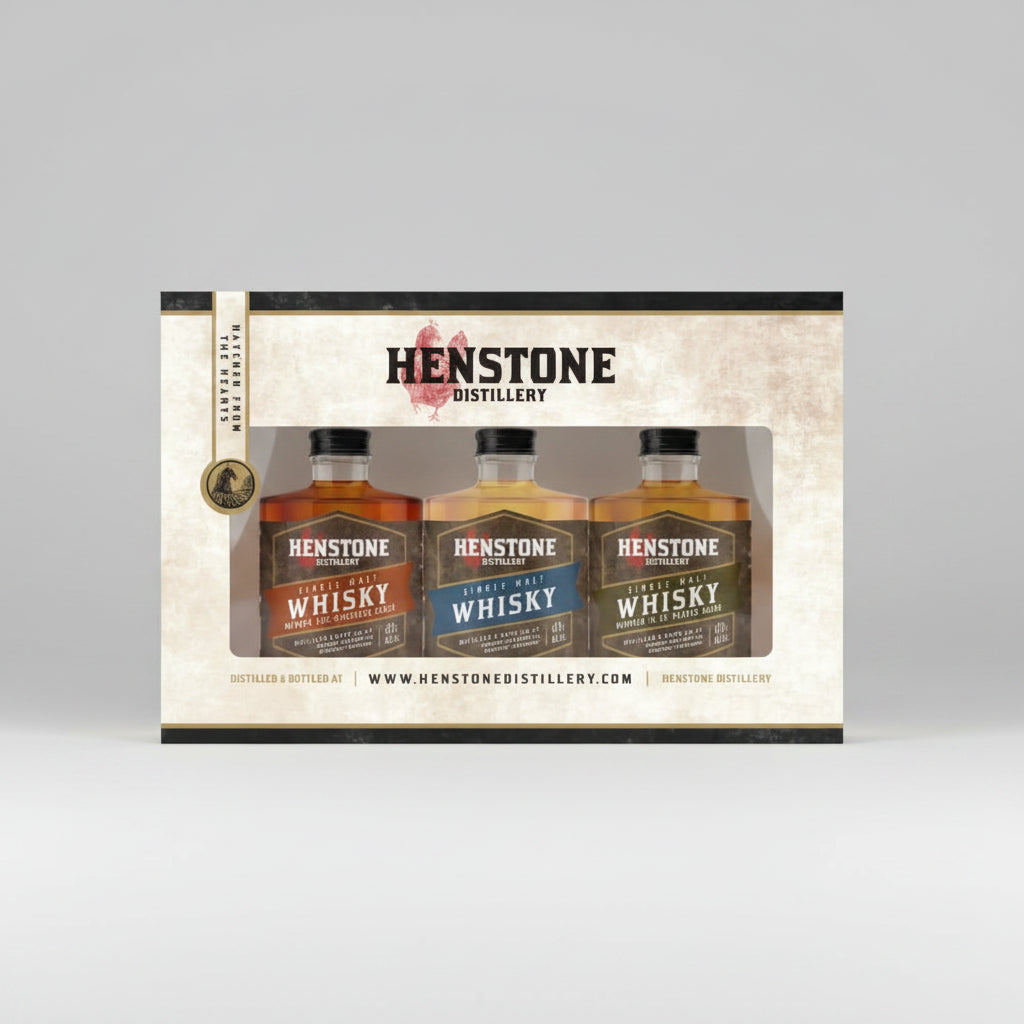 Henstone Distillery Trio Whisky Gift Set 3 x 50ml