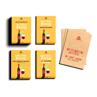 Masters of Mystery, A Wine Tasting Murder Game