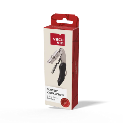 Vacu Vin Push Waiter's Corkscrew Large - Black