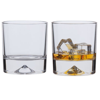 Dartington Crystal, Dimple Double Old Fashioned Tumbler Pair