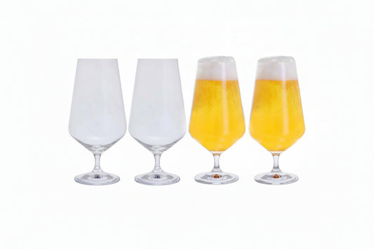 Dartington Crystal Cheers! Beer Glass, Set of 4