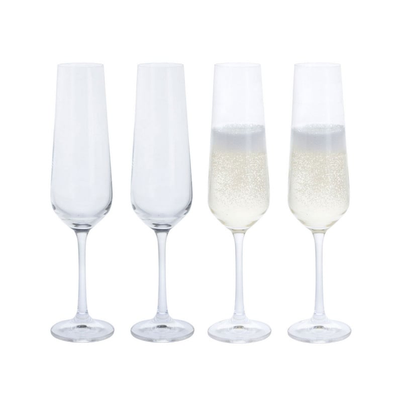 Dartington Crystal,  Cheers! Flute Four Pack