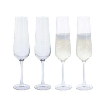 Dartington Crystal,  Cheers! Flute Four Pack