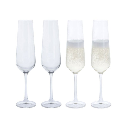 Dartington Crystal,  Cheers! Flute Four Pack